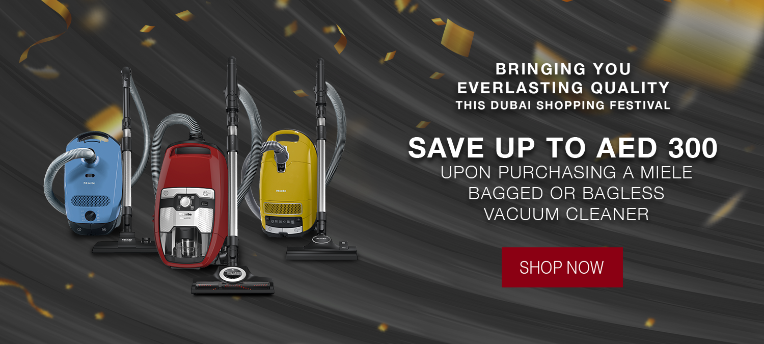 Save up to AED 300 on bagged & bagless vacuum cleaners